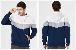 Sudadera con capucha de algodón GSM 420 para hombre, sudadera lisa con bordado personalizado Interior cálido de lana pesada, ropa de calle de manga larga - Product Image 5