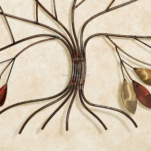 <b>Large</b> Tree of Life Multicolor Leaves Metal Handicraft Wall <b>Art</b> Customizable Color & Size Multi-functional for Home and Office - Product Image 2