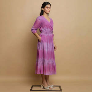 Personnalisé printemps français a-ligne dentelle coton 3/4 manches broderie à volants élégant Boho bohème modeste Maxi robes décontractées pour les femmes - Product Image 4