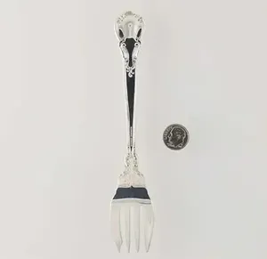 Fourchette de mariage en acier inoxydable avec finition miroir argentée, parfaite pour la cuisine, le restaurant, l'hôtel, utilisation sur table, couverts - Product Image 2