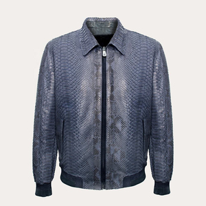 Veste bomber en cuir véritable léger, imperméable, réversible, respirante et coupe-vent DYNEGO APPARELS pour unisexe - Product Image 5