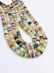 Pierres précieuses naturelles de 7 mm à 9 mm, pierres précieuses lisses en forme de pneu, pierres précieuses naturelles pour la fabrication de bijoux fins, perles de pierres précieuses - Product Image 4