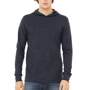 Bella Canvas T-shirt à capuche à manches longues en jersey pour homme - Product Image 4
