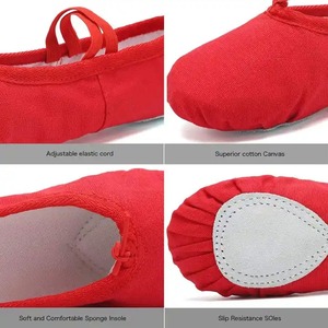 Zapatillas de Ballet Suaves para Mujer, Diseño Profesional, Alta Calidad, Cintas de Lona, Color y Talla Personalizables, en Oferta Internacional - Product Image 6