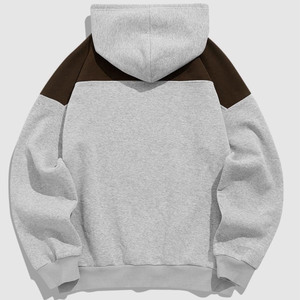 Sudaderas de algodón 100% pesado para hombre, sudaderas con capucha de gran tamaño de 480gsm, logotipo bordado básico, patrón de estampado de lana mezclada de algodón - Product Image 6