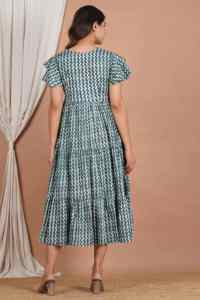 Robe de maternité en coton de haute qualité, best-seller, avec fermeture éclair pour l'allaitement, vêtements de grossesse et de post-partum, fabricant en gros - Product Image 6