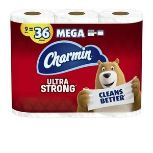 CharminUltra Soft Cushiony' Touch <b>Toilet</b> Paper <b>24</b> Family Mega <b>Rolls</b> = 123 Regular <b>Rolls</b> - Product Image 5