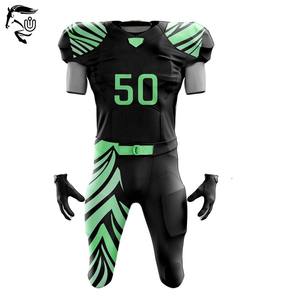 "Conjunto de Jersey y pantalón de fútbol americano | Ropa de equipo personalizada unisex para adultos | Proveedor de uniformes deportivos de poliéster a granel" - Product Image 3