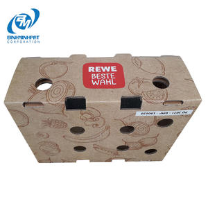 La bandeja de papel de cartón corrugado de alta calidad para embalaje de frutas y verduras tiene opciones de varias personalizadas - Product Image 4