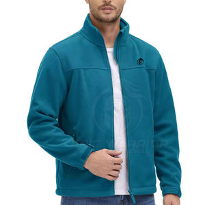Chaqueta de Forro Polar Personalizada con Logotipo Frontal para Hombre, Chaqueta de Forro Polar de Primera Calidad con Cierre de Cremallera - Product Image 4