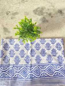 Pareo de mujer, bufandas ligeras de algodón para el cuello, gasa de algodón indio hecho a mano, estampado de bloques, cubierta de playa de verano Pareo - Product Image 4