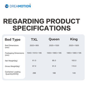 Dreamotion rangka tempat tidur logam, rangka tempat tidur dapat disesuaikan dengan kontrol nirkabel pintar dengan pijat - Product Image 6