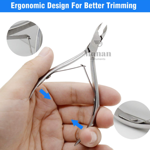 Coupe-cuticules professionnel en acier inoxydable de haute qualité pour le soin des ongles, coupe-ongles de précision tranchant, design durable pour la manucure des doigts - Product Image 3