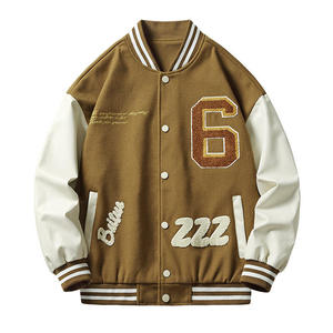 Oem Sportswear Baseball Cotton Letter <b>Workout</b> Coat Men Sports Embroidery <b>Jackets</b> Custom Varsity Baseball <b>Jacket</b> - Product Image 1