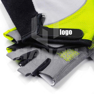 Guantes de cuero de medio dedo OEM para actividades al aire libre invierno transpirable Gel a prueba de golpes antideslizante FUNCIÓN DE PANTALLA TÁCTIL PARA - Product Image 2