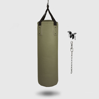 Sac de frappe en cuir robuste autoportant avec remplissage d'eau/sable pour l'entraînement à la boxe et au kickboxing à domicile, léger et durable