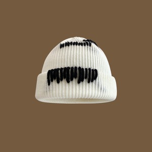 Versión coreana, sombrero de punto cosido a mano Unisex, 100% de algodón, Otoño Invierno, cálido, calle, Protector de oídos, negocios/fiesta aplicable - Product Image 5