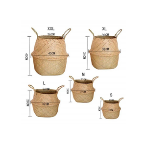 Cesta para barriga de algas marinas hecha a mano de alta calidad, artesanía de almacenamiento de tamaño personalizado multiusos directamente del fabricante vietnamita - Product Image 5