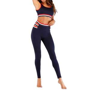 Ensemble de Yoga taille haute personnalisé pour femmes nouveau Style chaud vêtements de sport respirant Spandex sans couture vêtements de Yoga pour adultes - Product Image 1