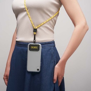 สายคล้องโทรศัพท์มือถือแบบครอสบอดี้2โทนสีโพลีเอสเตอร์ออกแบบโลโก้ส่วนตัวของขวัญส่งเสริมการขายแบบสีล้วน - Product Image 6