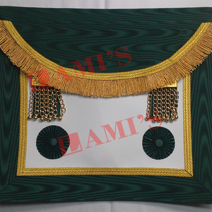 Tablier Regalia de franc-maçon à bas prix avec franges Tablier fait main d'uniforme de cérémonie sur mesure à vendre - Product Image 1