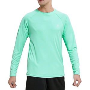 T-shirt à manches longues de protection solaire UPF50+ pour hommes, chemise de sport de plein air pour la pêche - Product Image 1