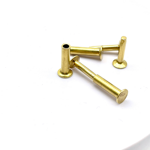 Rivet décoratif solide en laiton ISO9001 certifié M316 M416 SUS 304 pour cuir métrique - Product Image 1