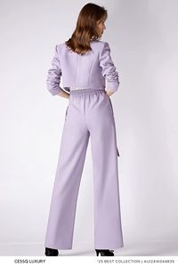 Vietnam antiarrugas Oem Service media manga ganchillo aguja detección elegante estilo mujer Blazer - Product Image 3