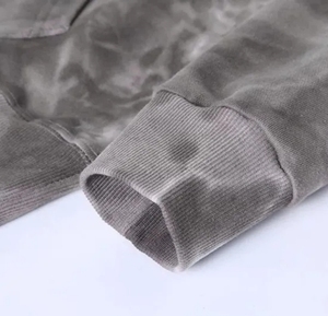 เสื้อฮู้ดผู้ชายย้อมสีถักแบบลำลองวินเทจ - Product Image 6