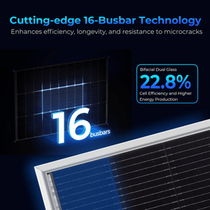 Sungold แผงโซล่าเซลล์แบบ bifacial N-Type 590วัตต์ | UL + CEC จดทะเบียน - Product Image 6