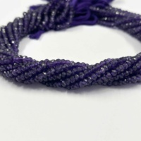 4mm Naturel Violet Africain Améthyste À Facettes Rondelle Perles Pour La Fabrication De Bijoux Prix Le Plus Bas Pierres Précieuses Perles Strand Fabricant