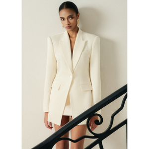 Faldas de mujer de alta moda Mini forma Bara Emb Mini falda rayón Spandex tela tejida conjunto de dos piezas ropa de mujer Whiteant - Product Image 1