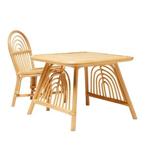 High Quality Rattan Woven Frame Side <b>Table</b> Relaxed Style for Living Room & Outdoor Decor-for Cafe Park Hotel Home Use - Product Image 5