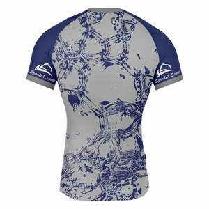Hombres exigentes Rash Guard Spandex MMA Rash Guard Mangas cortas Compresión BJJ Rash Guard - Product Image 2