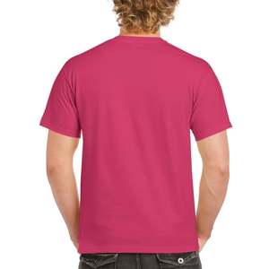 100% coton hommes T-shirt décontracté doux Fitness été mince T-shirts hommes maison vêtements col rond manches courtes solide T-shirt pour hommes - Product Image 2