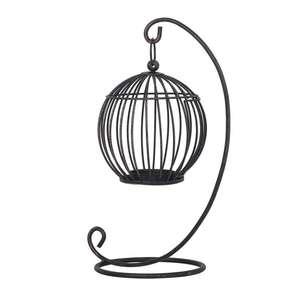 Wholesale Factory Price Metal Candle Holder Black Powder Coted Finished Use in Home Living Room Center Table Candle Holder - Product Image 2