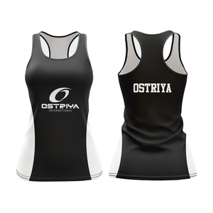 Ostriya Intl Venta al por Mayor Camisetas sin Mangas Personalizadas de Corte Regular, Tejidas, de Poliéster/Algodón, con Estampado por Transferencia de Calor, para Mujer, Casuales - Product Image 1