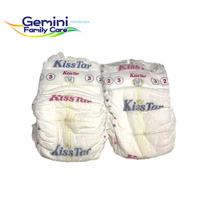 Magic Tape Style Plain-Échantillons OffersCouches bébé en bambou jetables à haute absorption Super SAP USA Fluff Pulp Plain Style XXXL - Product Image 2