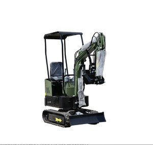 Nouveautés en promotion ! Mini-excavatrice TERROR-XSTORM – Trancheuse de 1 tonne avec auvent, pince hydraulique - Product Image 2
