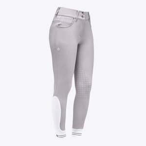 Pantalon d'équitation pour femmes au design élégant poignée au genou vêtements équestres fabrication personnalisée en gros culottes en vrac - Product Image 5