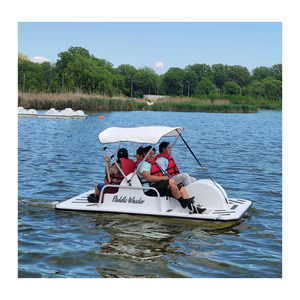 Famille amusant pédalo bateaux lac pagaie embarcation bateau durable en plein air en plastique loisirs été bateau flottant transport - Product Image 5