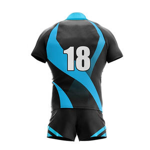Nuevo uniforme de rugby hecho a medida de fábrica 2025 para adultos, uniforme de rugby transpirable de secado rápido para equipos en poliéster 100% - Product Image 4