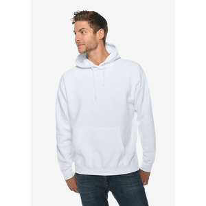 Sweat-shirt unisexe classique blanc de haute qualité 80% coton 20% polyester Sweat-shirt à capuche en polaire épais - Product Image 1