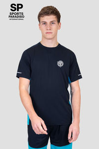 Conjunto de ropa deportiva de algodón 100% para hombre, camiseta transpirable, pantalones cortos para entrenamiento y gimnasio, talla grande, patrón sólido, invierno, OEM disponible - Product Image 2