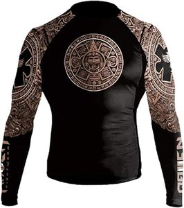 BJJ MMA Rash Guard Entraînement de gymnastique confortable Vêtements de performance athlétique pour les sports de combat Entraînement aux arts martiaux - Product Image 3