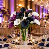 Hochwertige 8-stängige wasserdichte PU Calla-Lilien – Moderne Heim- & Hotel-Innendekoration, Abschlussfeier, 35 cm, realistische Kunstblumen