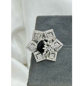 Luxury Silver Gold Finish Best Quality Adjustable CZ <b>Ring</b> For Function And Party Wedding Wear Collection For Women <b>Girls</b> - Product Image 4