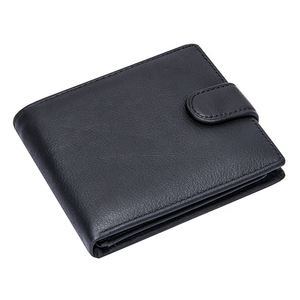 Portefeuille en cuir pour homme fin et personnalisé avec protection RFID, porte-monnaie et porte-cartes de crédit, portefeuille en cuir court, carteira - Product Image 2