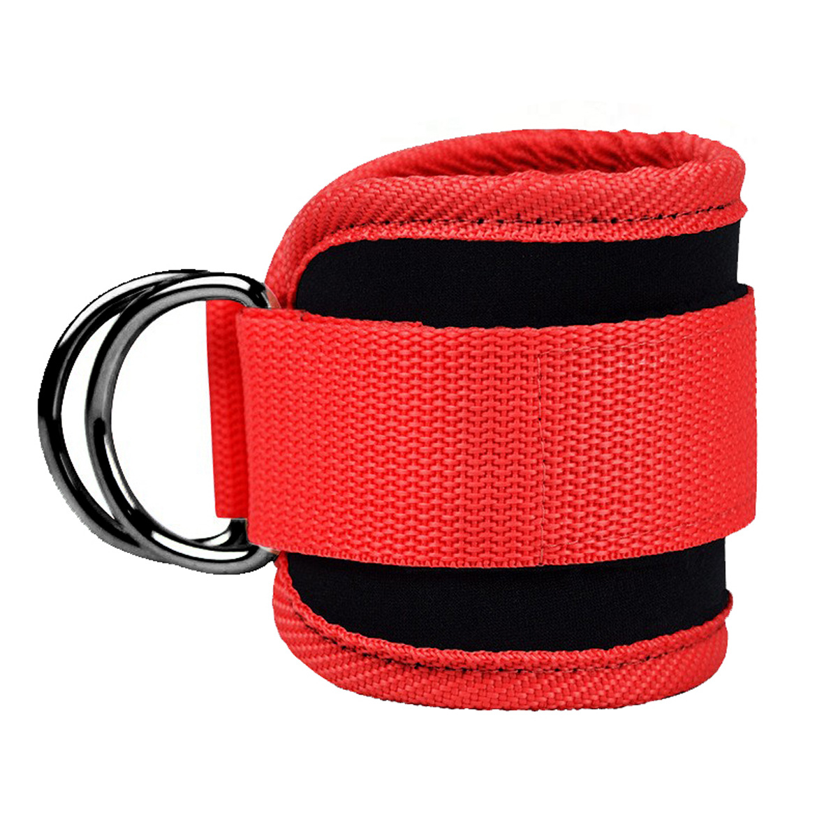 Couvre-chaussures rouges ordinaires à boucle noire