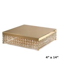 Support à gâteau/ensemble de support à gâteau/support à gâteau en verre cristal pour décor plateau tournant support à gâteau rotatif couvercle Dessert serveur plateau avec couvercle